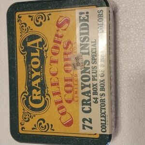Crayola Crayons 64 box plus 8 retired colors. It never been opened. Collector's